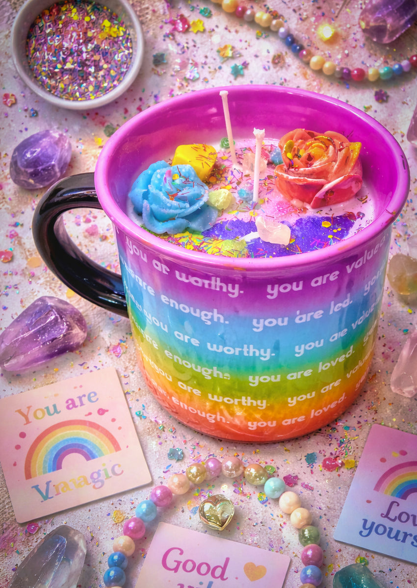 Unique Glass/Cup Mystery Candle